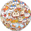 Japanese Cartoon ChiiKawa | Happy Lunar New Year Stickers Set - 50 Pieces Phone iPad Schedule Notebook