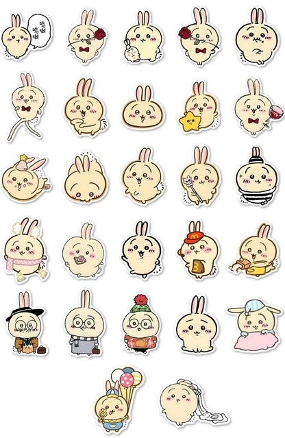 Japanese Cartoon ChiiKawa | Lovely Usagi Sticker Set - 97 Pieces Phone iPad Schedule Notebook