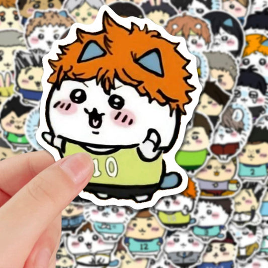 Japanese Cartoon ChiiKawa | Sporty Anime Sticker Set - 93 Pieces Phone iPad Schedule Notebook KawaiiGiftLand