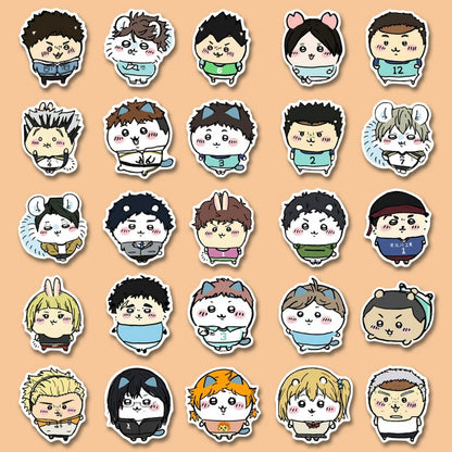 Japanese Cartoon ChiiKawa | Sporty Anime Sticker Set - 93 Pieces Phone iPad Schedule Notebook