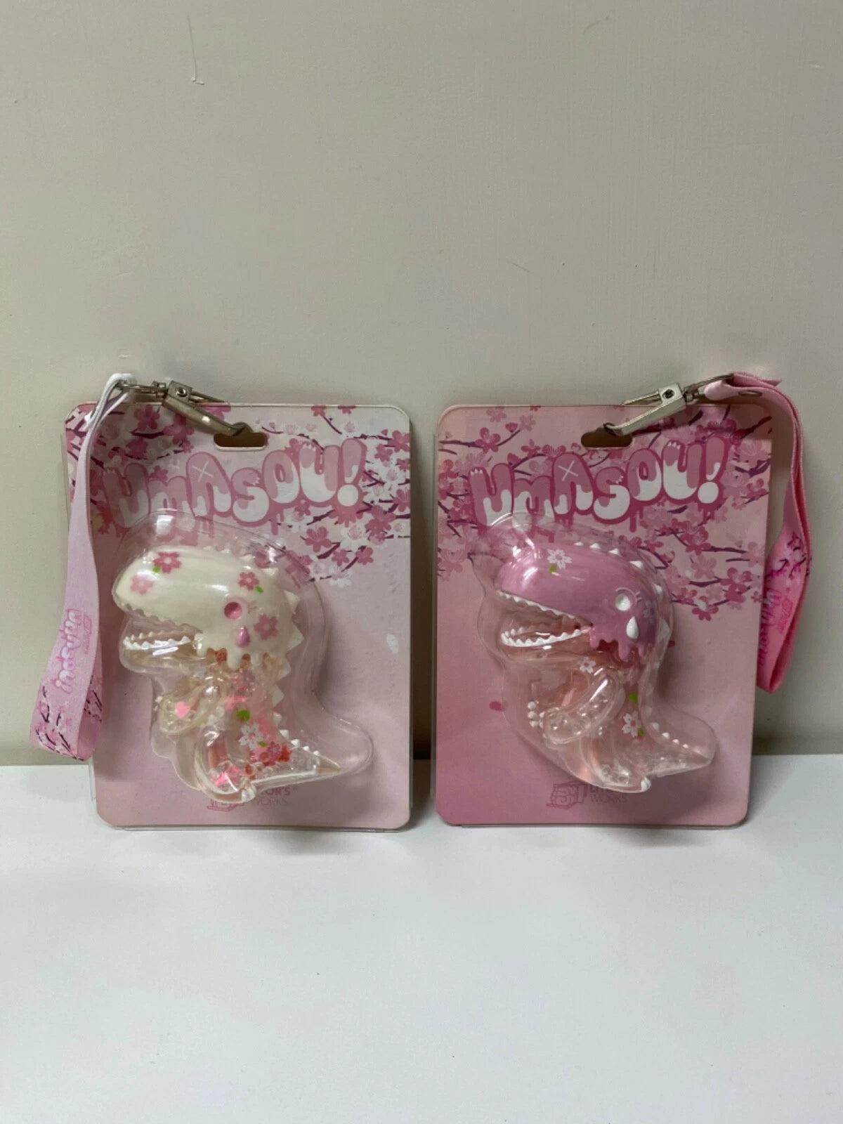 Litor’s Worrk Umasou | Mini Sakura Dinosaur Girl A Pair - Limited Edition Retired Rare 