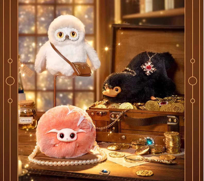 Harry Magical School Wizard Witch X Miniso | Wonderful Animals Owl Blind Box Plush Doll - Kawaii items