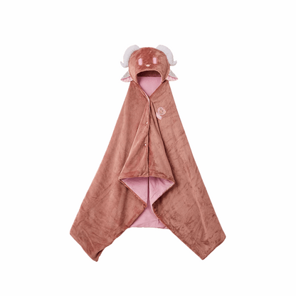 Miniso X Arknights Fuzzy Dream Party | Amiya Exusiai Eyjafjalla Mizuki Yu Cute Plush Doll Hooded Blanket - Cute Kawaii Item decoration