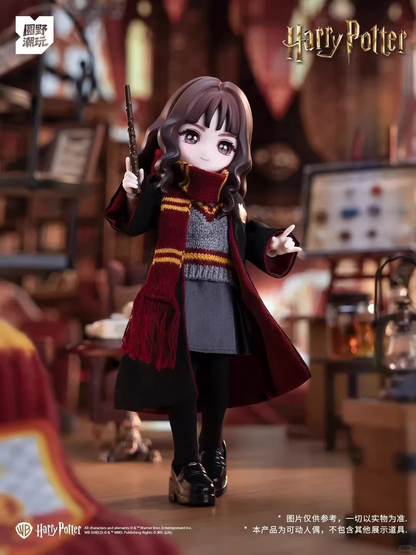 Harry Magical School Wizard Witch Push Doll | Harry and His Friends Magical School Characters 1:12 scale Ball Jointed Doll Mystery Box - Cute Kawaii Mini Doll Can Change Outfits Mystery Blind Box
