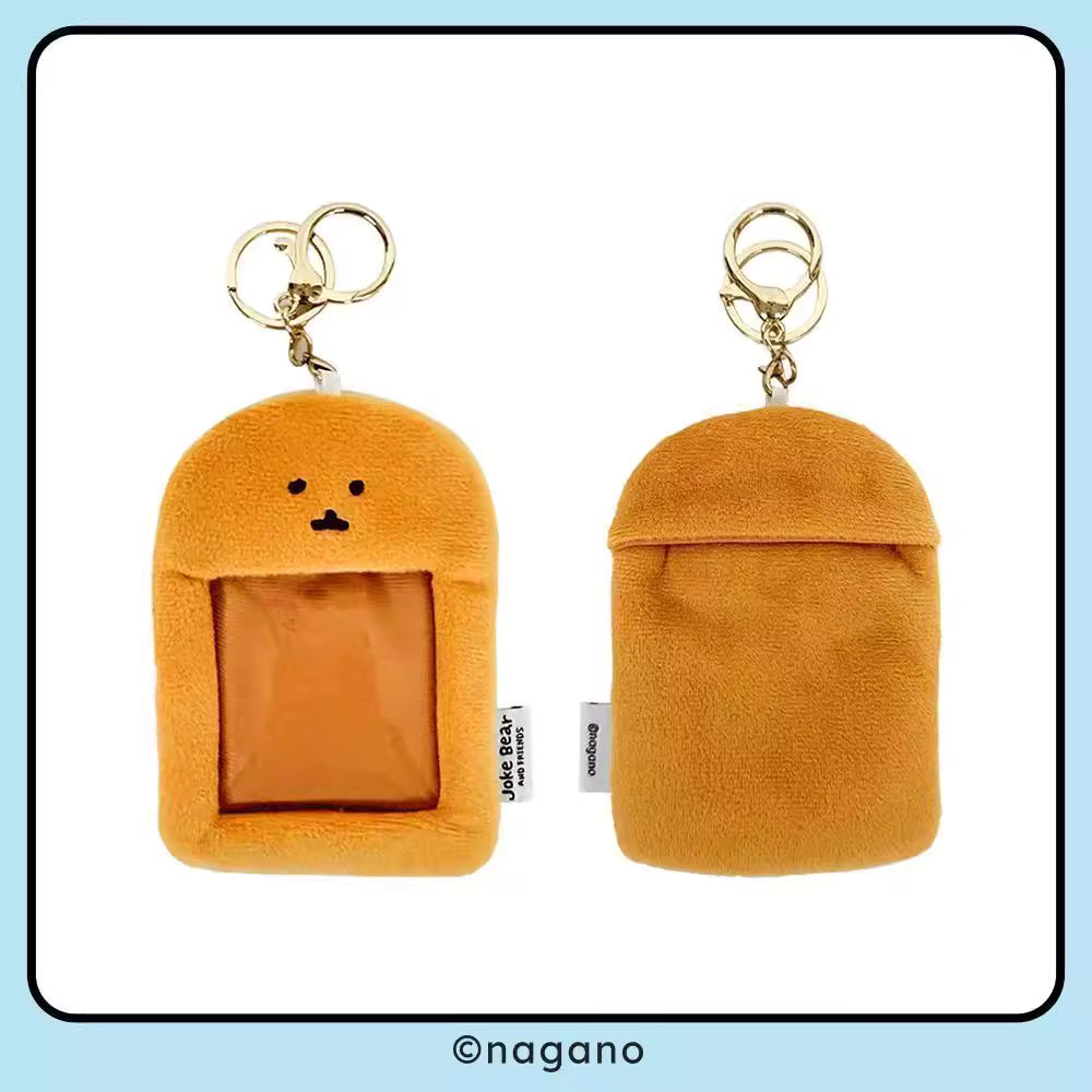 Joker Bear X Miniso | Joker Bear Pug Moguracorokke Plush Doll Card Holder - Kawaii items Room Decoration