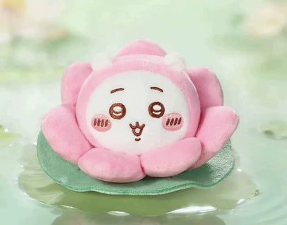 ChiiKawa X Hangzhou Limited Series | ChiiKawa Hachiware Usagi Momonga in Lotus Cute Plush Doll - Kawaii items Room Decoration Doll