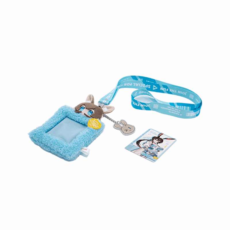 Miniso X Arknights Fuzzy Dream Party | Amiya Exusiai Eyjafjalla Mizuki Yu Cute Plush Icon Card Holder - Cute Kawaii Item decoration