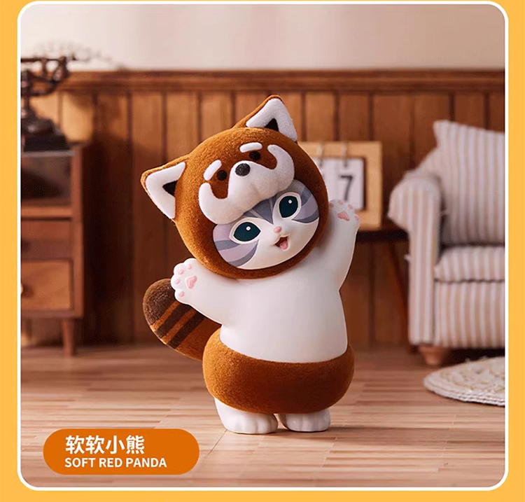 Miniso X Mofusand | Mofusand Cat Animal Party Cute Plastic Doll Mini Figure Mystery Box - Kawaii items Room Decoration Doll Blind Box
