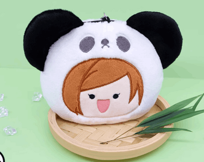 Japan Anime Jujutsu Kaisen | Yuji Megumi Nobara Satoru in Panda Kawaii Plush Doll Purse Keychain - Cute Kawaii Item