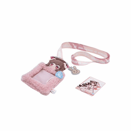 Miniso X Arknights Fuzzy Dream Party | Amiya Exusiai Eyjafjalla Mizuki Yu Cute Plush Icon Card Holder - Cute Kawaii Item decoration