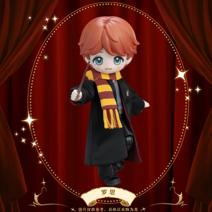Harry Magical School Wizard Witch Push Doll | Magical School Characters 1:12 scale Ball Jointed Doll Mystery Box - Cute Kawaii Mini Doll Can Change Outfits Mystery Blind Box