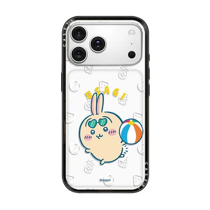 Japanese Cartoon ChiiKawa Clear with Transparent Black Frame New Version Case | Summer Time Party 12 Styles - iPhone Case 13 14 15 16 17 Pro Promax