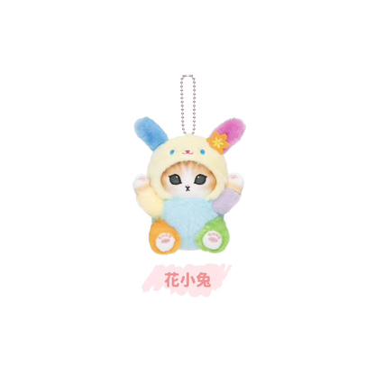 Mofusand X Sanrio Series | Mofusand Cat Crossover Sanrio Characters Cute Plush Doll Keychain - Kawaii items Room Decoration Doll