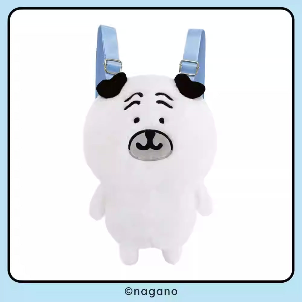 Joker Bear X Miniso | Joker Bear Pug Moguracorokke Plush Doll Mini Back Bag - Kawaii items Room Decoration