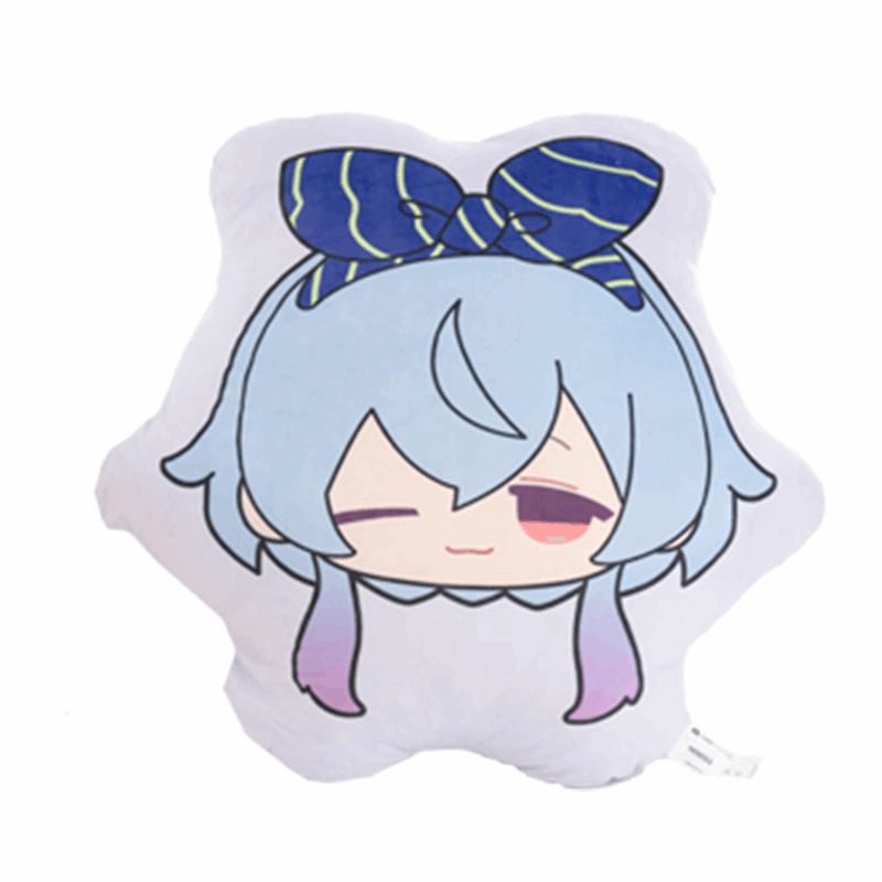Miniso X Arknights Fuzzy Dream Party | Amiya Exusiai Eyjafjalla Mizuki Yu Face Icon Cute Plush Cushion - Cute Kawaii Item decoration