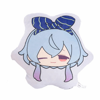 Miniso X Arknights Fuzzy Dream Party | Amiya Exusiai Eyjafjalla Mizuki Yu Face Icon Cute Plush Cushion - Cute Kawaii Item decoration