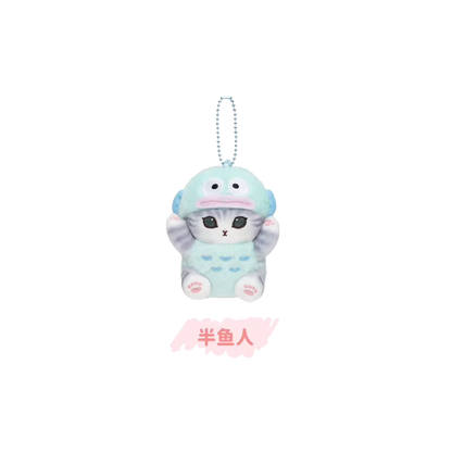 Mofusand X Sanrio Series | Mofusand Cat Crossover Sanrio Characters Cute Plush Doll Keychain - Kawaii items Room Decoration Doll