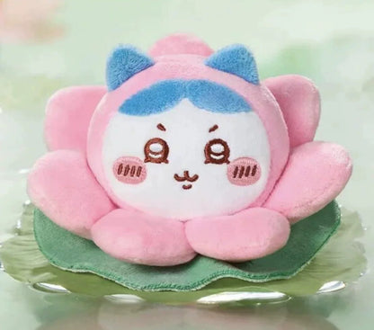 ChiiKawa X Hangzhou Limited Series | ChiiKawa Hachiware Usagi Momonga in Lotus Cute Plush Doll - Kawaii items Room Decoration Doll