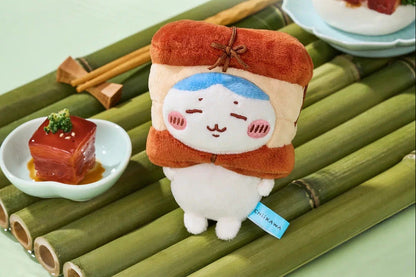 ChiiKawa X Hangzhou Limited Series | ChiiKawa Hachiware Usagi Momonga in Food Costumes Cute Plush Doll Keychain - Kawaii items Room Decoration Doll