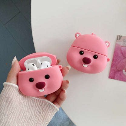 Korea Cartoon Cute Loopy | Smiling Loopy  -  AirPods AirPodsPro AirPods3 Case KawaiiGiftLand