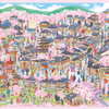 Momicafe 1000pcs Jigsaw Puzzle - Japanese Style Sakura Trip | Kawaii Cute Creative Gift