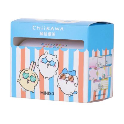 ChiiKawa X Miniso Hot Summer Series | ChiiKawa Hachiware Usagi Cute Icon Memo Pad - Kawaii Items Room Decoration