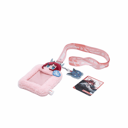 Miniso X Arknights Fuzzy Dream Party | Amiya Exusiai Eyjafjalla Mizuki Yu Cute Plush Icon Card Holder - Cute Kawaii Item decoration