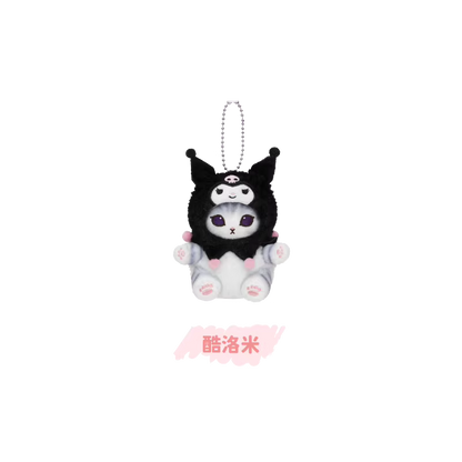Mofusand X Sanrio Series | Mofusand Cat Crossover Sanrio Characters Cute Plush Doll Keychain - Kawaii items Room Decoration Doll