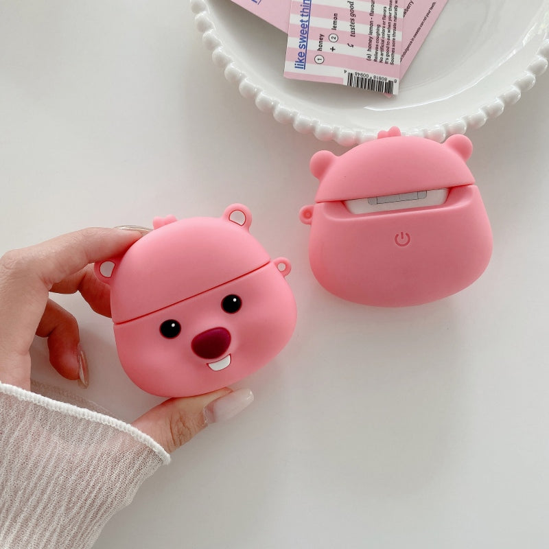 Korea Cartoon Cute Loopy | Smiling Loopy  -  AirPods AirPodsPro AirPods3 Case KawaiiGiftLand
