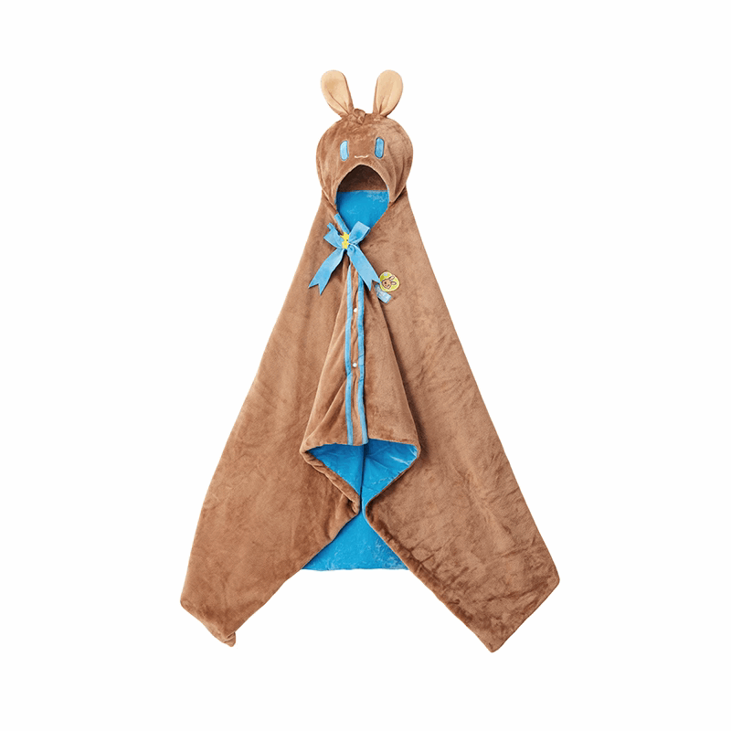 Miniso X Arknights Fuzzy Dream Party | Amiya Exusiai Eyjafjalla Mizuki Yu Cute Plush Doll Hooded Blanket - Cute Kawaii Item decoration