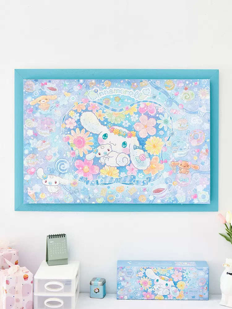 Momicafe 1000pcs Jigsaw Puzzle - Sanrio Cinnamoroll Sweet Party | Kawaii Cute Creative Gift