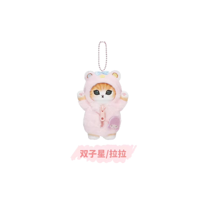 Mofusand X Sanrio Series | Mofusand Cat Crossover Sanrio Characters Cute Plush Doll Keychain - Kawaii items Room Decoration Doll