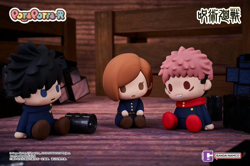 NAMCO X Jujutsu Kaisen POTEPOTTE-R Series | Yuji Megumi Nobara Satoru Maki Toge Panda Kento Mahito Ryomen Kawaii Plastic Mini Figure Mystery Blind Box - Cute Kawaii Item