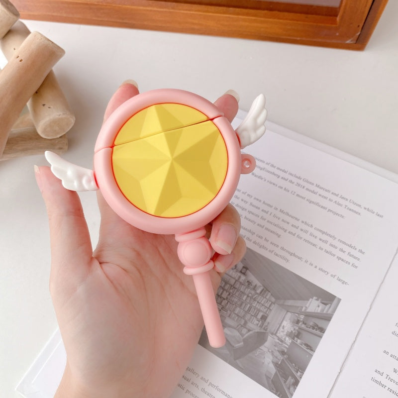 Japanese Cartoon CardCaptor Sakura | Magic Wand Stick - AirPods AirPodsPro AirPods3 AirPods4 Case KawaiiGiftLand