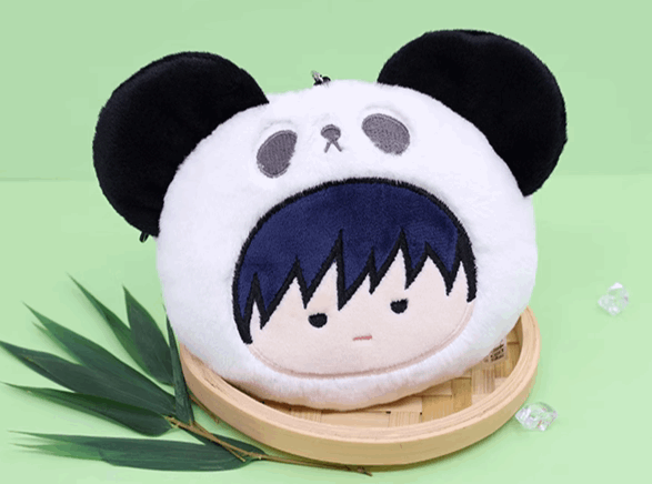 Japan Anime Jujutsu Kaisen | Yuji Megumi Nobara Satoru in Panda Kawaii Plush Doll Purse Keychain - Cute Kawaii Item