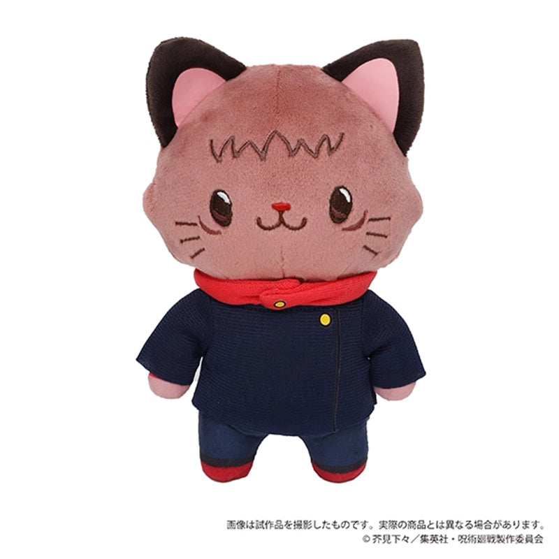 MOVIC X Jujutsu Kaisen | Yuji Megumi Nobara Satoru Maki Toge Panda Kento Ryomen with Cat Cute Kawaii Doll Keychain - Cute Kawaii Item - KawaiiGiftLand