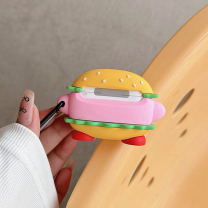 Japanese Cartoon Kirby Adventure | Cosplay Part 1 Chef Buger Shark Hangyodon Jigglypuff - AirPods AirPodsPro AirPods3 AirPods4 Case KawaiiGiftLand