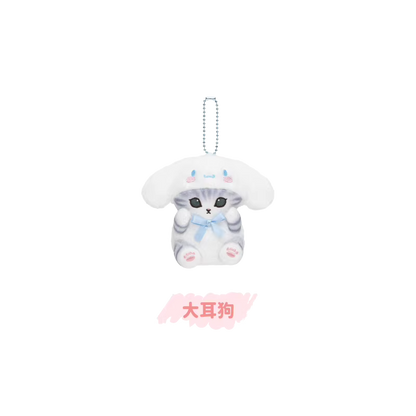 Mofusand X Sanrio Series | Mofusand Cat Crossover Sanrio Characters Cute Plush Doll Keychain - Kawaii items Room Decoration Doll