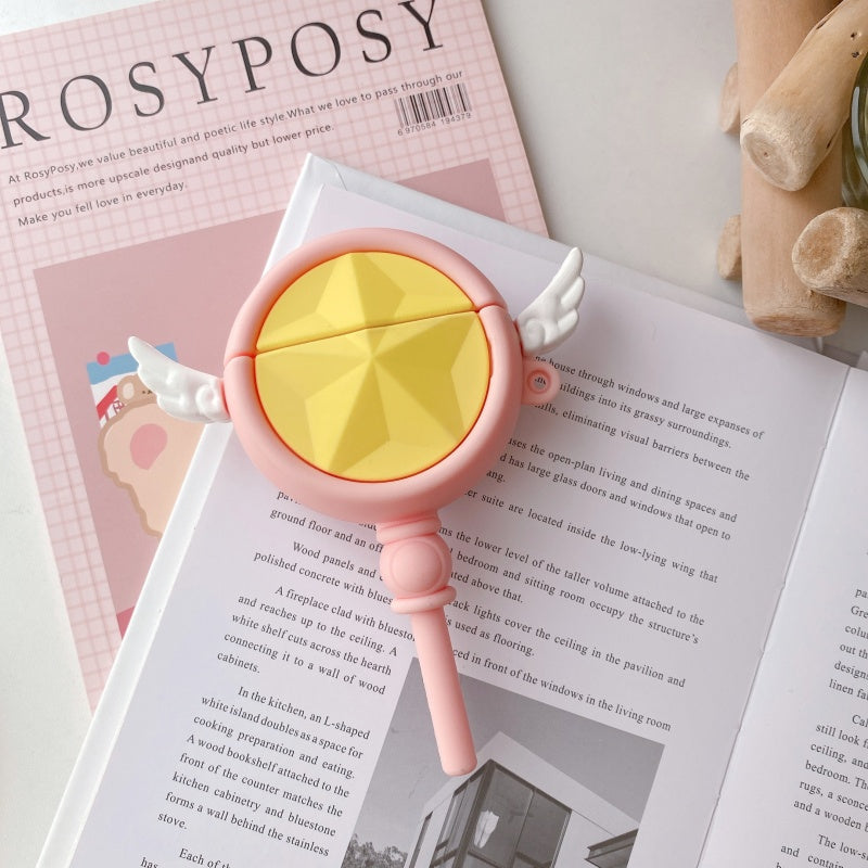 Japanese Cartoon CardCaptor Sakura | Magic Wand Stick - AirPods AirPodsPro AirPods3 AirPods4 Case KawaiiGiftLand