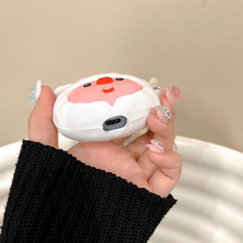 Korea Cartoon Cute Loopy | Loopy with Rabbit Hat -  AirPods AirPodsPro AirPods3 AirPods4 Case KawaiiGiftLand