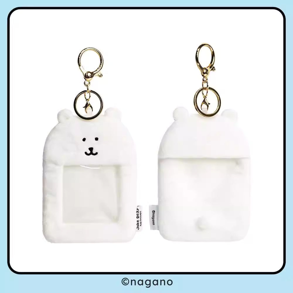 Joker Bear X Miniso | Joker Bear Pug Moguracorokke Plush Doll Card Holder - Kawaii items Room Decoration Doll