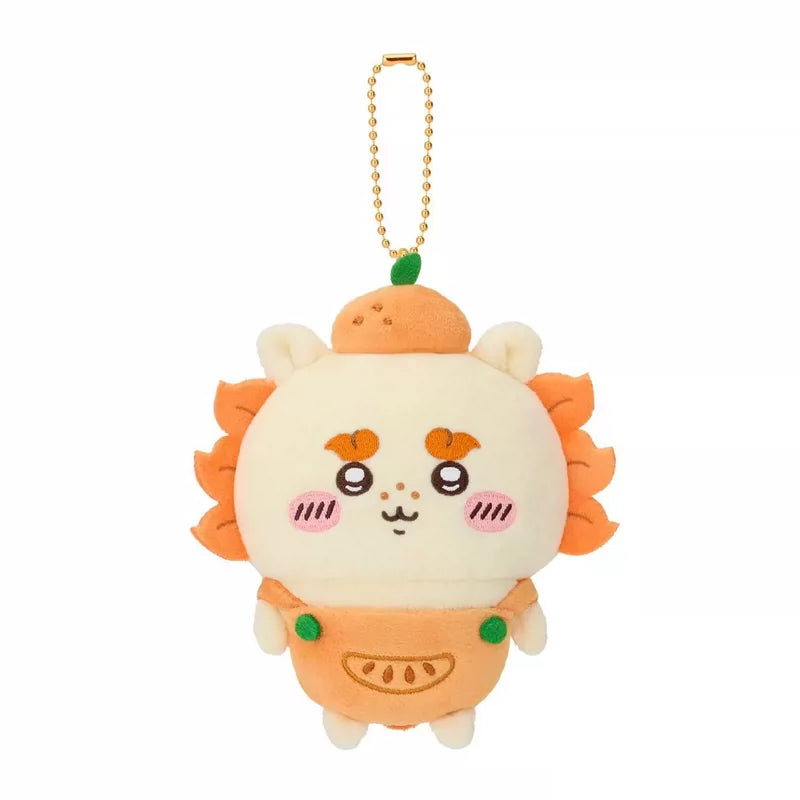 Japan ChiiKawa Fruit Series | ChiiKawa Hachiware Usagi Momonga Kurimanju Rakko Shisa Wearing Fruit Costume Cute Plush Doll Keychain - Kawaii items Room Decoration Doll