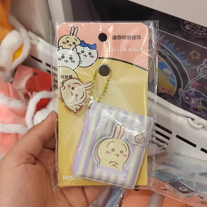 ChiiKawa X Miniso | ChiiKawa Hachiware Usagi Small Photo Album Keychain - Kawaii Items