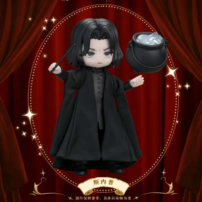 Harry Magical School Wizard Witch Push Doll | Magical School Characters 1:12 scale Ball Jointed Doll Mystery Box - Cute Kawaii Mini Doll Can Change Outfits Mystery Blind Box