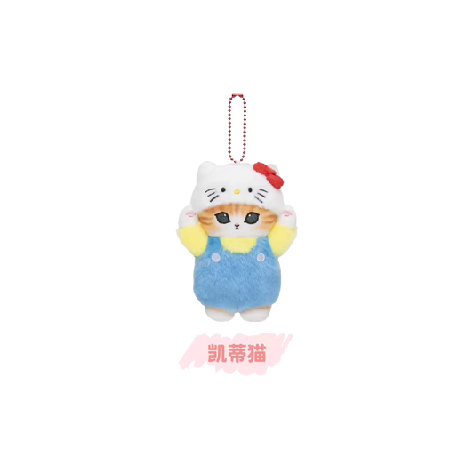 Mofusand X Sanrio Series | Mofusand Cat Crossover Sanrio Characters Cute Plush Doll Keychain - Kawaii items Room Decoration Doll