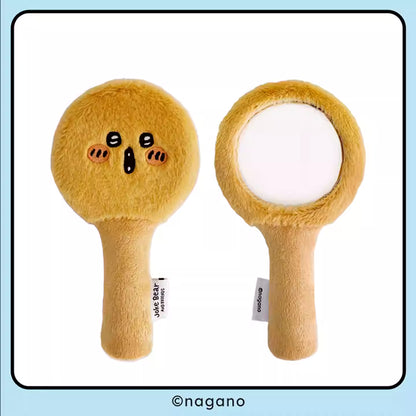 Joker Bear X Miniso | Joker Bear Pug Moguracorokke Plush Doll Hand Mirror - Kawaii items Room Decoration