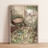 SOULPUZZ 1000 Pieces Puzzle | Corner Secret Realm - Miniature Garden Drawing Difficulty Decompression Couples Trendy Gifts Home Decoration