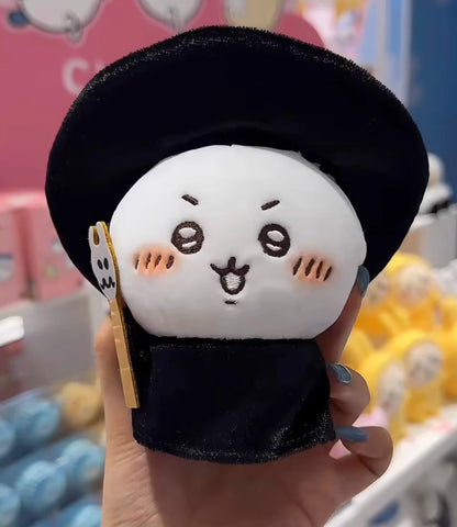 ChiiKawa X Miniso Halloween 2022 Series | ChiiKawa Hachiware Usagi in Witch Wolf and Vampire Costumes Plush Doll Kawaii Items Room Decoration doll