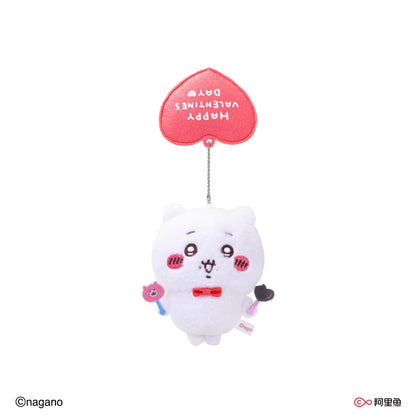 ChiiKawa X WaDoll Valentine's Day Series | ChiiKawa Hachiware Usagi Momonga Kurimanju Rakko Eating Chocolate Cute Plush Doll Keychain - Kawaii Items Room Decoration Doll