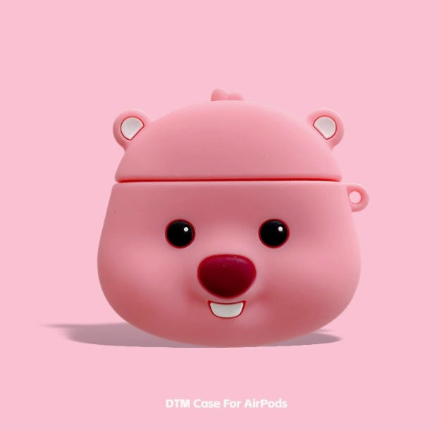 Korea Cartoon Cute Loopy | Smiling Loopy  -  AirPods AirPodsPro AirPods3 AirPods4 Case